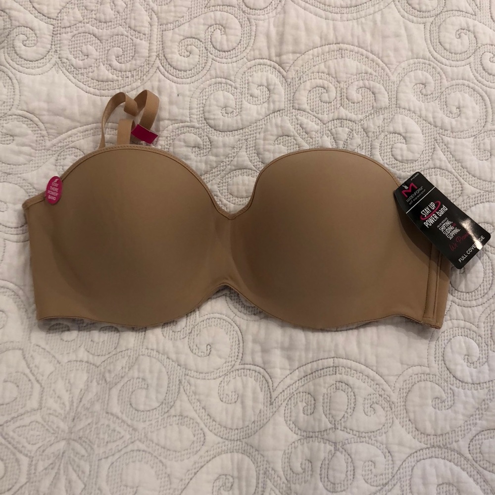 Maidenform strapless bra in nude